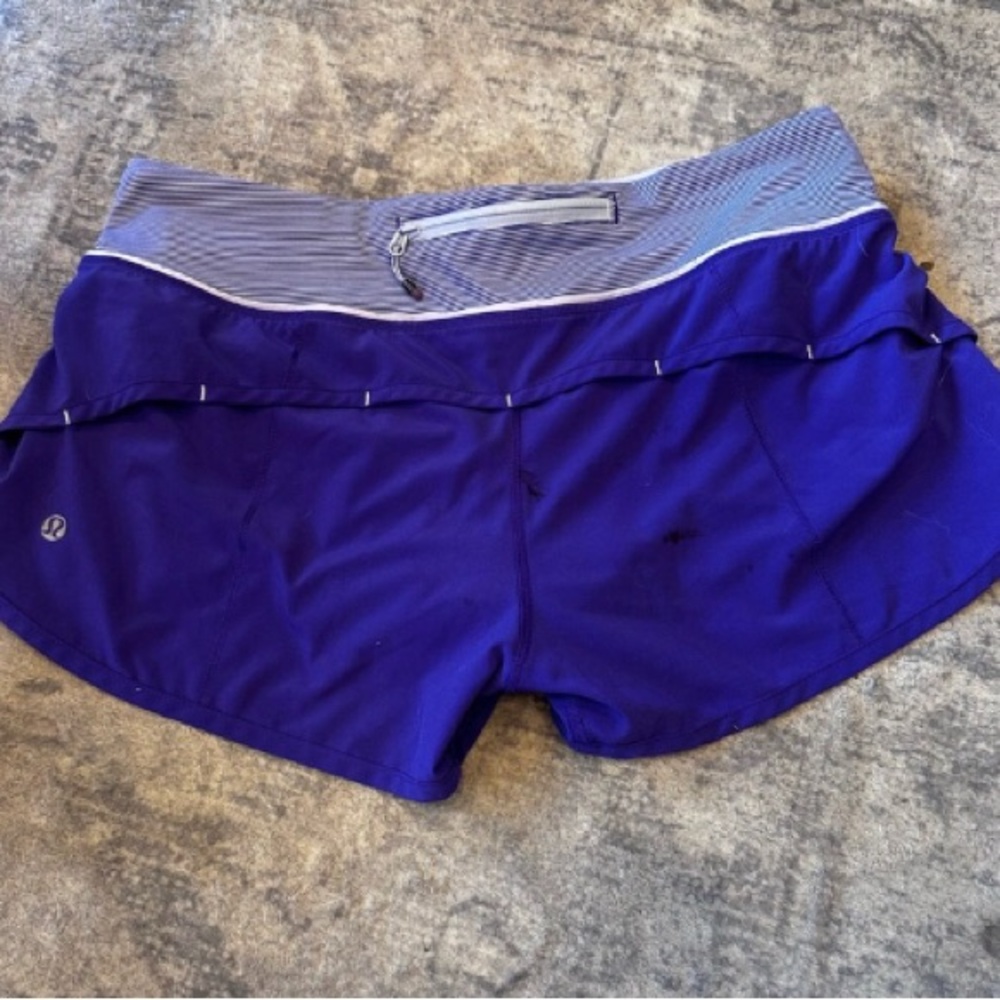 FLAWED lululemon run speed shorts